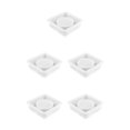 thumbnail image 3 of Matsuzay Molde de silicona para candelabro, molde para decoración del hogar, artesanía casera, moldeado de fundición, tipo cuadrado Tipo cuadrado 5piezas Matsuzay CBP183630, 3 of 6