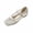 White, variant on Womens Hollow Mesh Flat Shoes Breathable Lace Mary Jane Square Toe Summer Casual Walking Flats White 9.5