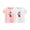 Pink/White, variant on 2 PCS Girls Cute T-Shirt Kids Summer Short Sleeve Tops Rabbit Casual Cotton Trendy Crew Neck Graphic Tees Loose Blouses, Pink/White, 6 Years