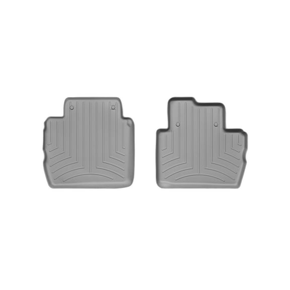 WeatherTech Custom Fit FloorLiners compatible with 2007-2015 Maserati Gran Turismo - 2nd Row (2-Piece Liner), Grey