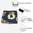 thumbnail image 6 of Kll Sloth With Donuts Men'S Cotton Boxer Briefs Underwear-Medium, 6 of 9