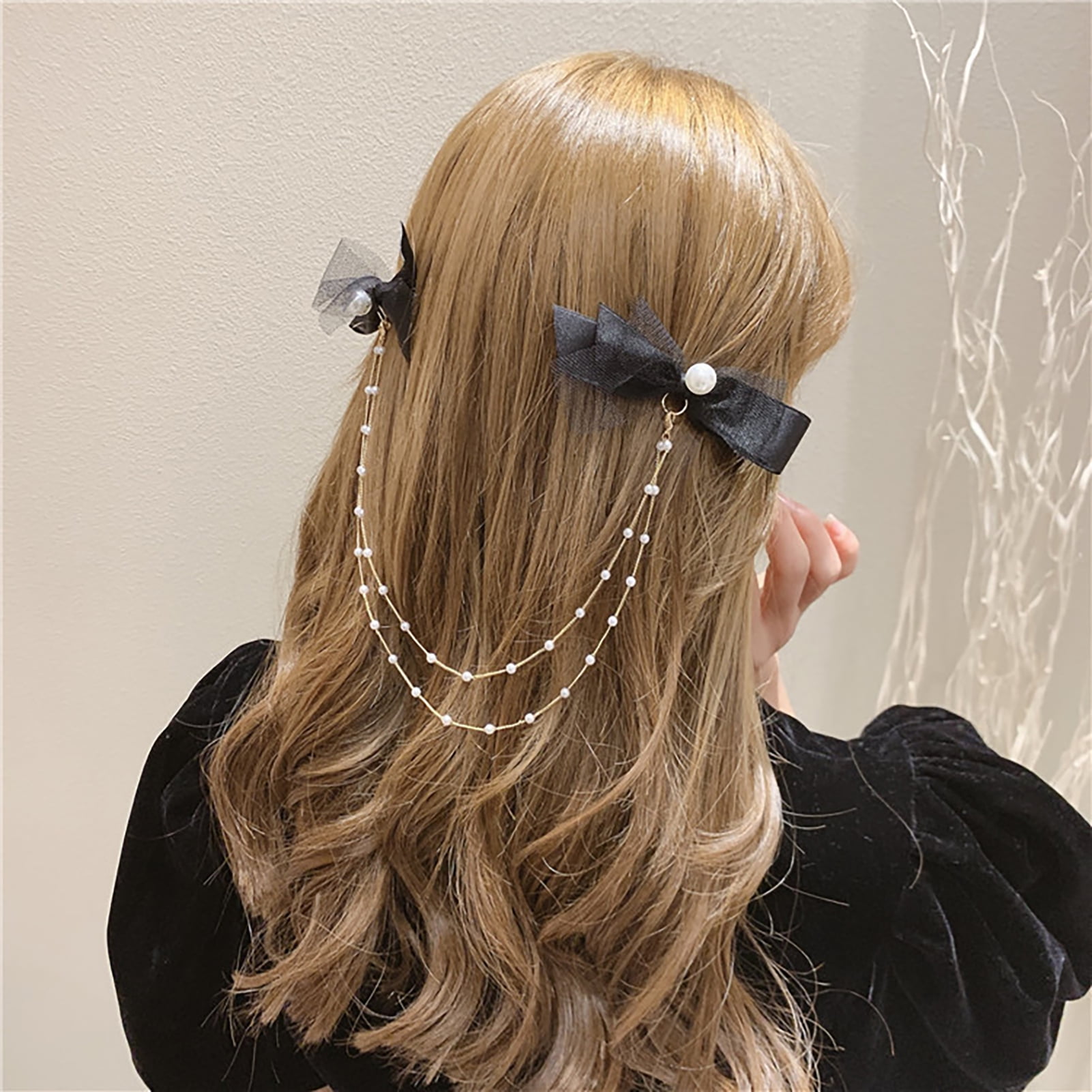 Long Tassel Claw Chain Hair Clip Chain Hair Clips Wig Extension Chain