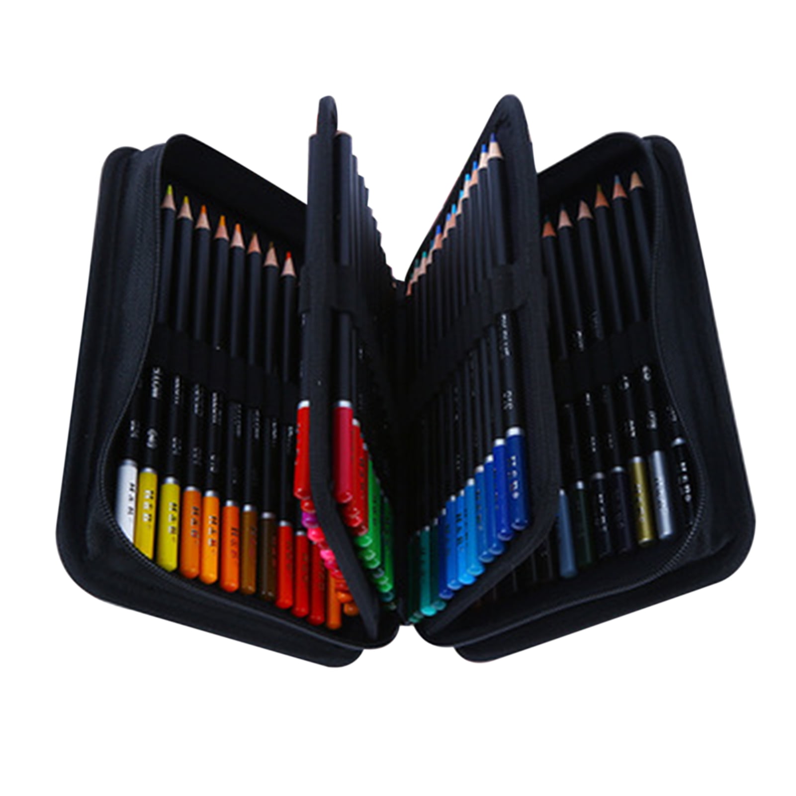 WUFANC - 72 Crayon de Couleurs Professionnel, Avec Boîtier de Transport
