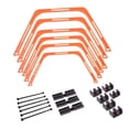 thumbnail image 2 of Almencla Hex Agility Rings, Soccer Agility Ladder, Multifunction Agility Football Rings, Agility Training Rings, Hexagon Agility Rings Orange, 2 of 8