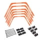 thumbnail image 2 of Anillos de Agilidad Hexagonales Strade Fareast Limited Juego de Pies de Agilidad Escalera de Entrenamiento Naranja, 2 of 8