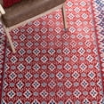 thumbnail image 6 of SAFAVIEH Brentwood Dory Geometric Runner Rug, Red/Ivory, 2' x 10', 6 of 11