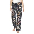thumbnail image 1 of Fotbe Wildflower Watercolor 1 Pantalones de Pijama para Mujer, Pantalones de Dormir, Pantalones Pj con Cordón y Bolsillos-Small, 1 of 6