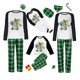 thumbnail image 1 of Pijamas familiares a juego de Navidad, conjuntos de pijamas verdes, Santa, dinosaurio, Verano, 1 of 4
