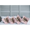 thumbnail image 2 of Ambesonne Chocolate Throw Pillow Cover 4 Pack, Candies in a Heart Shape, 16", Multicolor, 2 of 7