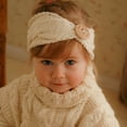 thumbnail image 4 of bebé niñas crochet botón de punto diadema accesorios para la venda del pelo azul Sunnimix Venda del botón de los niños, 4 of 8
