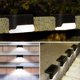 thumbnail image 2 of Luz solar para vallas, Luz solar para terraza, Lámpara para escaleras, Luces solares LED para jardín IP65 para vallas de escaleras de patio (Luz cálida, Negro, 12 uds.), 2 of 5
