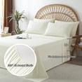 thumbnail image 3 of Davulos Queen Comforter Set , 7 Pieces White Bed in a Bag Soft Bedding Sets with Comforter, Flat Sheet, Fitted Sheet, Pillow Shams,Pillowcases, 3 of 8