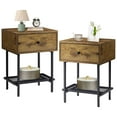 thumbnail image 6 of VECELO 3-Piece Bedroom Set with Full Bed Frame and 2 Nightstands, 6 of 9