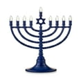 thumbnail image 3 of Rite Lite Plastic LED Menorah Navy, 3 of 5