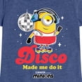 thumbnail image 3 of Despicable Me Minions - Disco Made Me Do It - Toddler & Youth Girls Short Sleeve Graphic T-Shirt, 3 of 5