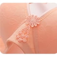 thumbnail image 5 of Sevevn Woman's Comfortable Lace Breathable Bra Underwear No Rims Khaki L Deal of the Week, 5 of 8