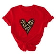 thumbnail image 4 of LSLJS Women's T-shirt Imprimé Arbre de Noël à Manches Courtes Col Rond Décontracté, 4 of 5