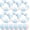 Blue, variant on 12 Pcs Pool Floats Included 6 Pastel Inflatable Beach Balls and 6 Swimming Rings for Adults, Jumbo Big Macaron Beach Balls Striped Tubes for Summer Pool Supplies