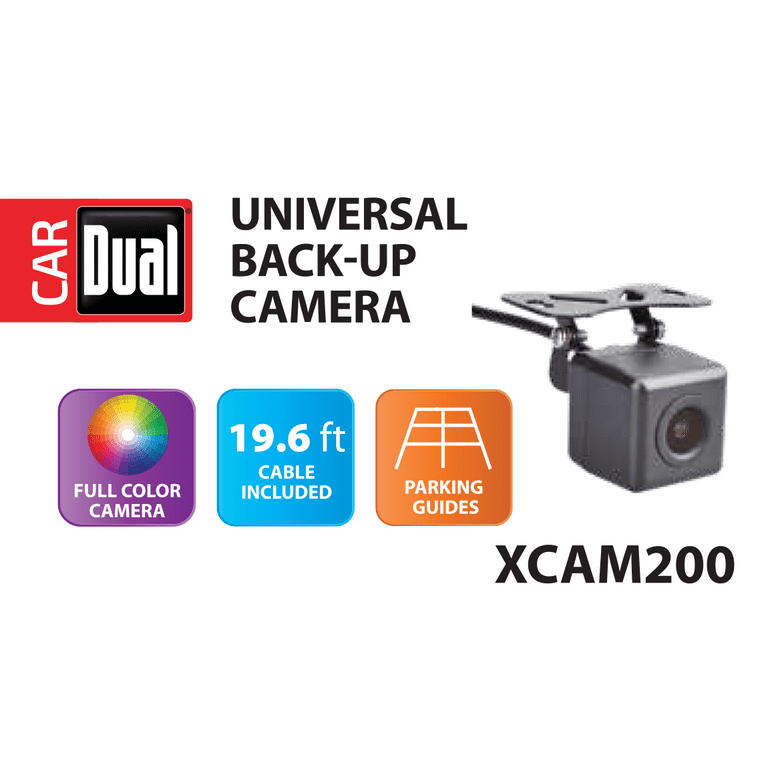 Dual Electronics XCAM200 Waterproof Full Color Backup Camera