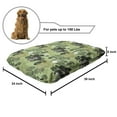 thumbnail image 2 of Cactus Pet Bed, Create Pattern Abstract Design Cacti Repetition, Chew Resistant Pad for Dogs and Cats Cushion with Removable Cover, 24" x 39", Khaki Dark Sepia Green, by Ambesonne, 2 of 4