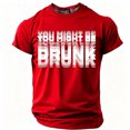 thumbnail image 4 of cocolona Mens Graphic Funny Tees Crew Neck Short Sleeve Print T-shirts Fashion Casual Pullover Tops, 4 of 5