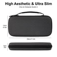thumbnail image 7 of TSV Carrying Case Fit for Nintendo Switch 2 with 24 Game Card Slots, Protective Hard Shell Pouch, Portable Travel Storage Bag for Console & Accessories, Black, 7 of 7