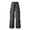 v#57Dark Gray292, variant on Womens Pants Solid Color Ankle Length Soft Wide Leg Loose Fit Pleated Elastic High Waist With Side Plus Pockets & Adjustable Tie For Summer Splash Kawaii Bottoms,Green,S