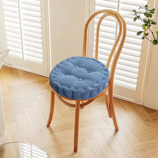 Cojín de pana para suelo de salón o balcón – Suave esterilla de yoga tatami, cojín para silla de suelo para leer, jugar a juegos de mesa o meditar.