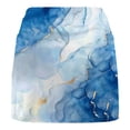 thumbnail image 5 of Sexlip Womens Yoga Sports Shorts Watercolor Print Layered Elastic Waist Soft Fabric Snug Silhouette for Yoga Sessions Multicolor S, 5 of 5