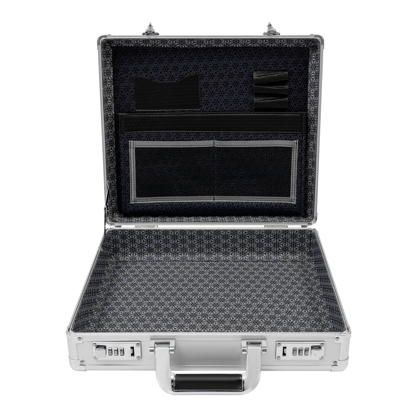 5-10kg Load Capacity Rectangular Hard Security Briefcase with Dual Combination Locks for Bussiness Men and Women