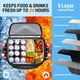 thumbnail image 4 of Mochila refrigeradora OCKLILY para 40 latas, a prueba de fugas, color gris, 4 of 7