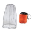 thumbnail image 2 of Red de protección para cabeza con bolsa de transporte, malla para cabeza, ideal para hombres y mujeres, viajes, actividades al libre, Gris S, 2 of 8