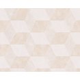 thumbnail image 1 of Metropolis 2, Urban Graphic Stripes Floral Plain Light Cream Wallpaper Roll, 1 of 2