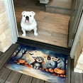 thumbnail image 2 of Happy Halloween Vampire Scottish Fold BOO with Pumpkins Fun and Spooky Doormat Cat Lover Kitten Owner Gifts Indoor Outdoor Welcome Mat - 00018, 2 of 5