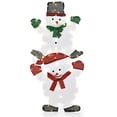 thumbnail image 1 of Patiojoy Christmas Yard Sign 54" Snowman Xmas Decorations W/ Stakes & String Lights, 1 of 10