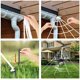 thumbnail image 5 of Tela de araña decorativa con araña peluda negra, telarañas superelásticas y pequeñas arañas falsas para decoración de patio al aire libre, color blanco Xemadio ZJWJ889, 5 of 7