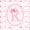 Pink R, variant on Manfei Sweet Heart Bow Full Size Sheets For Kids,Letter H Monogram Letter Bed Sheets For Girly,4-Piece