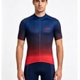thumbnail image 4 of Men's Full Zip Cycling Jersey Breathable Tops Bicycle Short-Sleeved Jersey Bike Shirt, 4 of 7