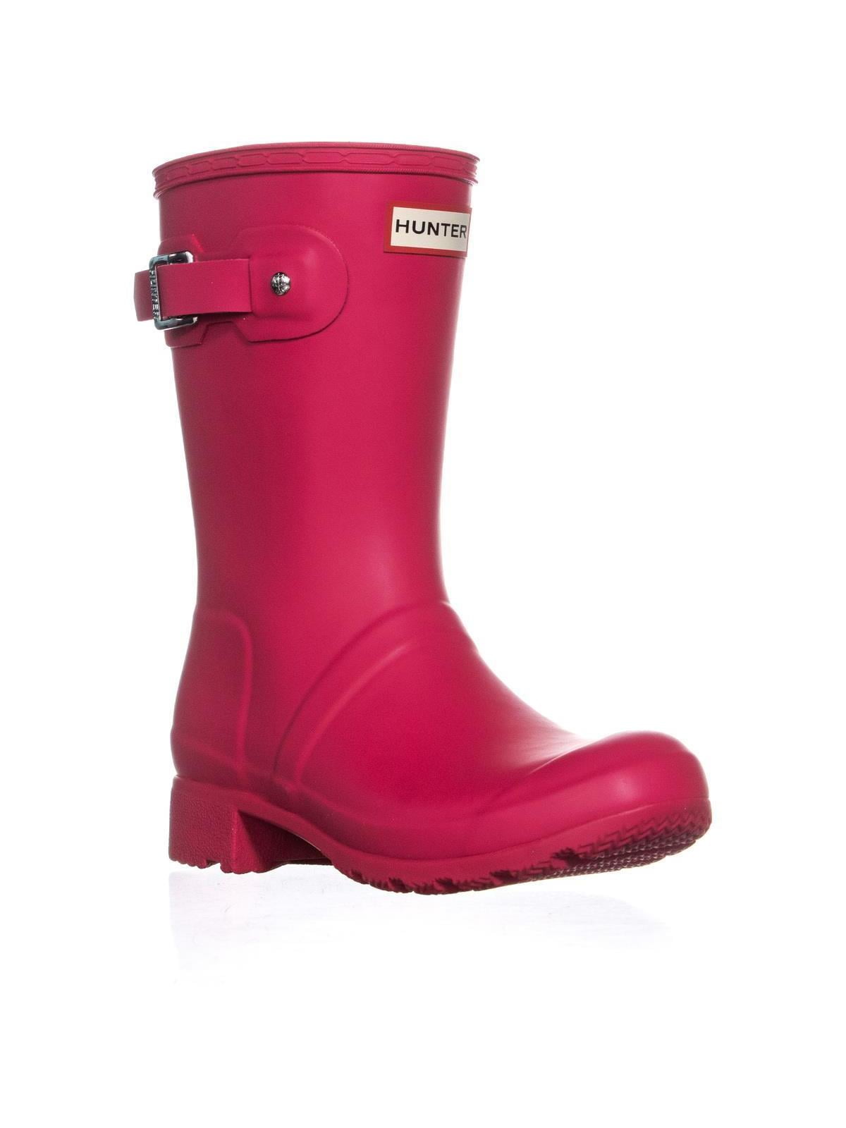 Womens Hunter Original Tour Short Rain Boots, Mosse Pink