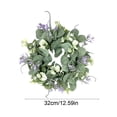 thumbnail image 3 of Guirnalda de flores artificiales para decoración de primavera y verano, guirnalda de plástico multicolor de 12.5 pulgadas para puertas, ventanas, paredes, uso en interiores y exteriores., 3 of 7