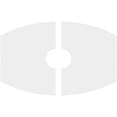 thumbnail image 4 of 28"W x 18 5/8"H x 5"ID x 15"C x 1"P Kailey Architectural Grade PVC Contemporary Ceiling Medallion, Two Piece, 4 of 11