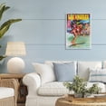 thumbnail image 3 of Stupell Industries Victorian Vintage Los Angeles Travel Canvas Art, 16 x 24, by Vintage Posters, 3 of 8