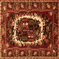 thumbnail image 1 of Ahgly Company Indoor Square Persian Orange Traditional Area Rugs, 7' Square, 1 of 1