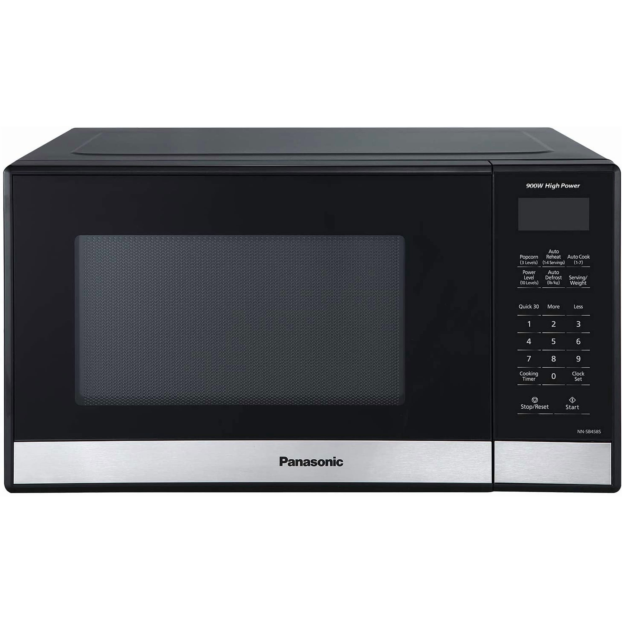 Panasonic NN-SB458S Compact Microwave, 0.9 cft, Stainless Steel