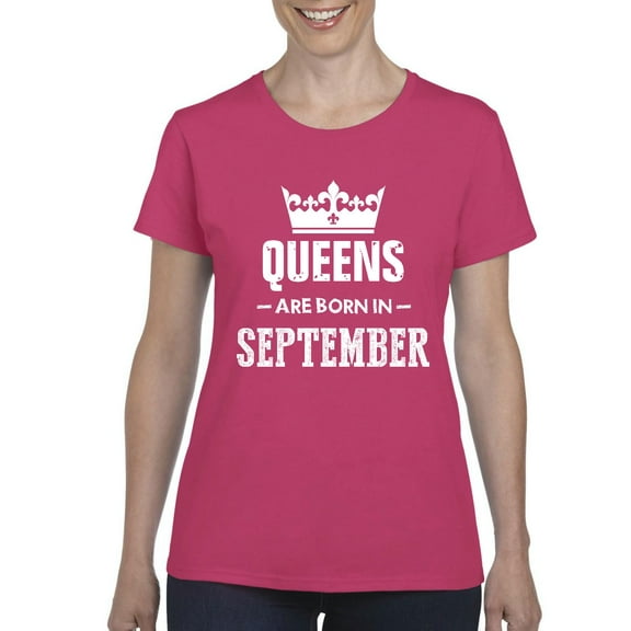 Artix - Women's T-Shirt Short Sleeve - Birthday Gift Queens Are Born in September