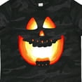 thumbnail image 4 of Inktastic Toothy Grin Pumpkin Face in Orange Glow Boys or Girls Toddler T-Shirt, 4 of 5