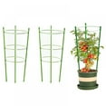 thumbnail image 2 of Sunmark Trellis 17.7" Metal Round Plant Support Cage with Rust Resistant Foldable Design (2 Count), 2 of 9