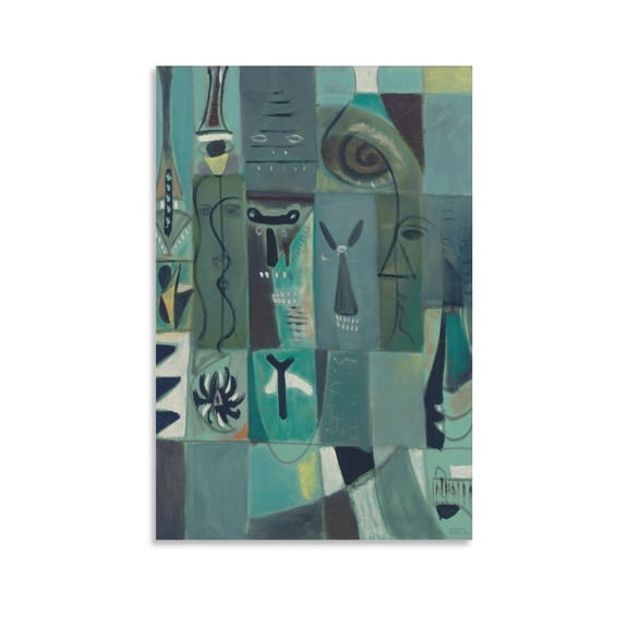 Adolph Gottlieb Token High-Definition Giclee Art Print Picture Print Canvas Poster Wall Paint Art Posters Decor Modern Home Artworks Gift 12x18inch(30x45cm)