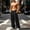 (Casual 3)Black, variant on Mens Pants Oversize Trousers Summer Fashion Casual Cut Flare Loose Drawstring Elastic Waist Full Length Pants Plus Size