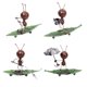 thumbnail image 2 of Hormigas De Hierro Modelo De Dibujos Animados Estatua Adornos De Animales De Metal Para La Decoración Del Hogar Serendint HA041323-01, 2 of 6